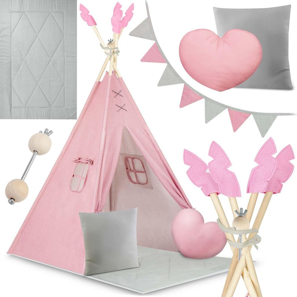 Tipi-Zelt für Kinder NK-406 Nukido - Pink