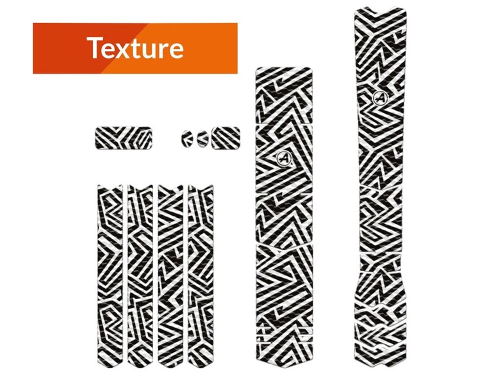 ALGIS Texture Frame Guards Kit XL - Black Lines