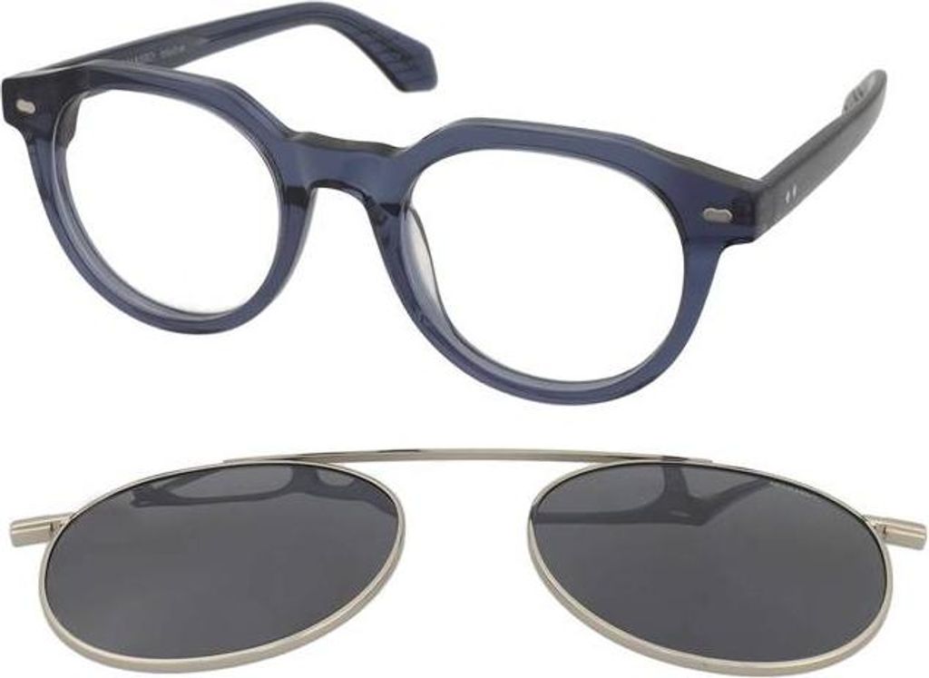 Brille Intuitive C5 Vollrand mit magnetischem Sonnenclip, flexible Gelenke, polarisiertem UV-Schutz