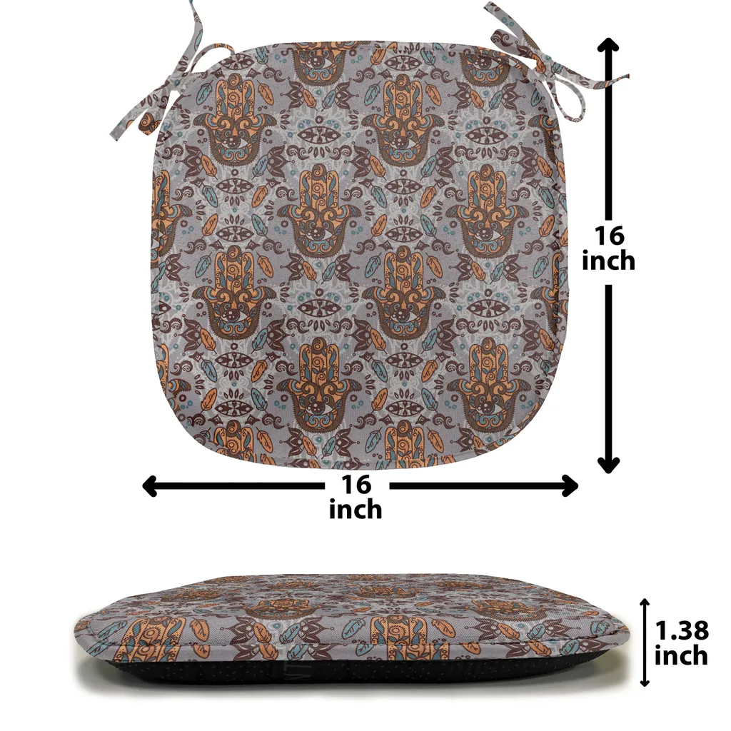 Set 12 Cuscini Sedie ABAKUHAUS 40x40 Impermeabili Evil Eye - 3