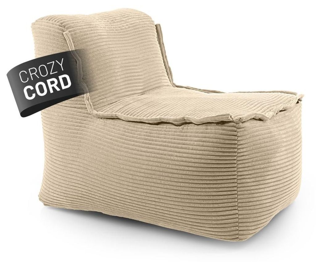 LUMALAND Pouf modulaire central en velours côtelé pour Image du produit 
