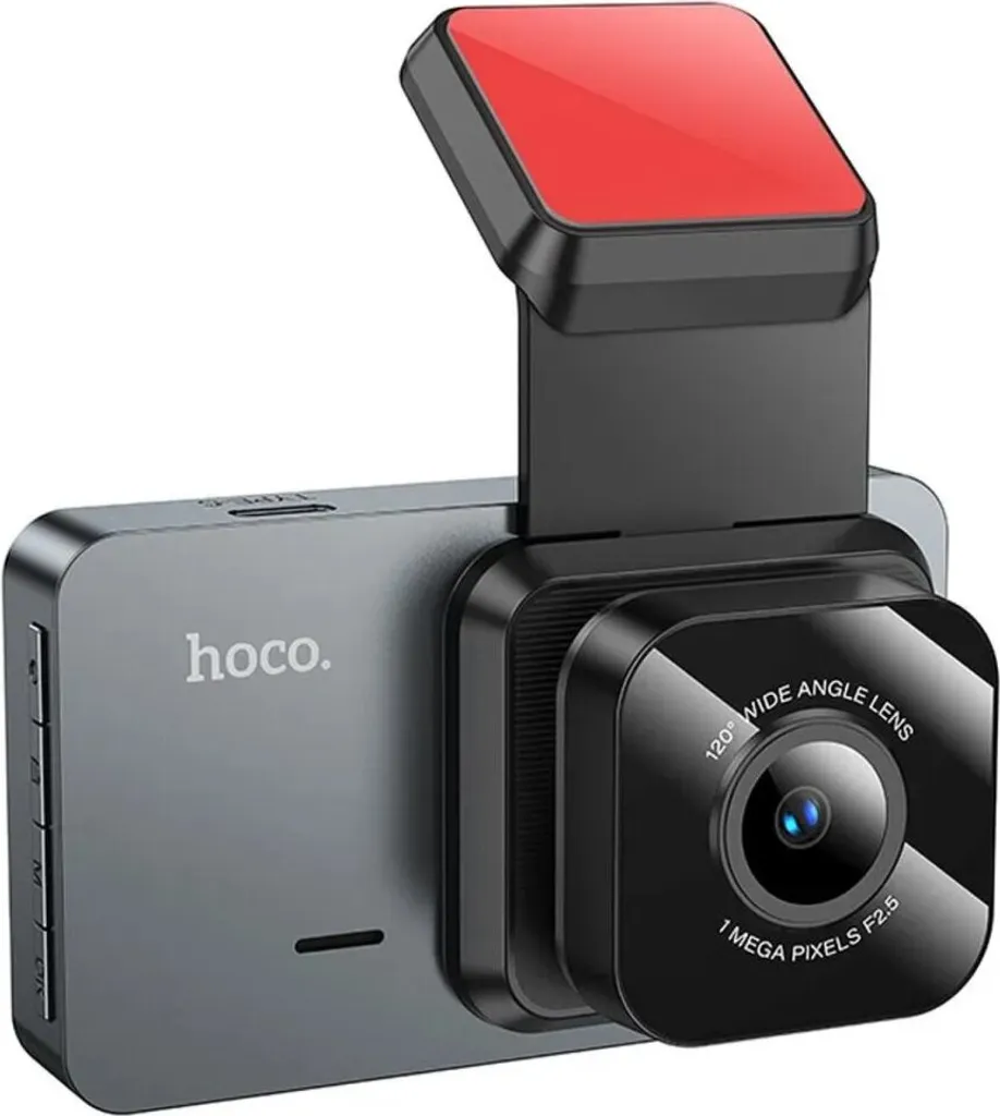Caméra embarquée HOCO DV9 grise : Écran 3 pouces HD 720p 30 FPS