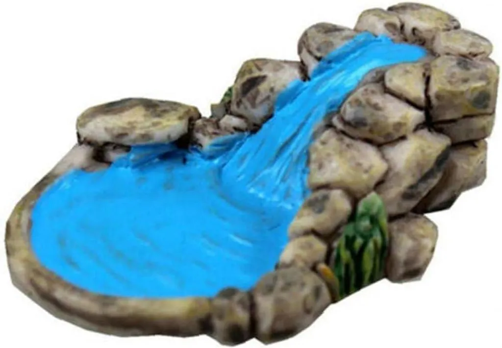 Accessoire pour ruisseau miniature et jardin féérique bleu DIY kit