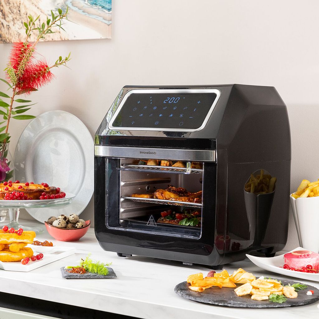 Vzduchová fritéza InnovaGoods Fryinn Pro Max 12000 Černá Obrázek produktu 
