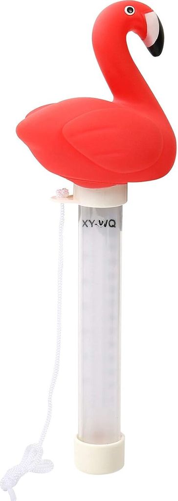 Poolthermometer, Teichthermometer, Baby-Poolthermometer für Whirlpools und Spas im Flamingo-Stil