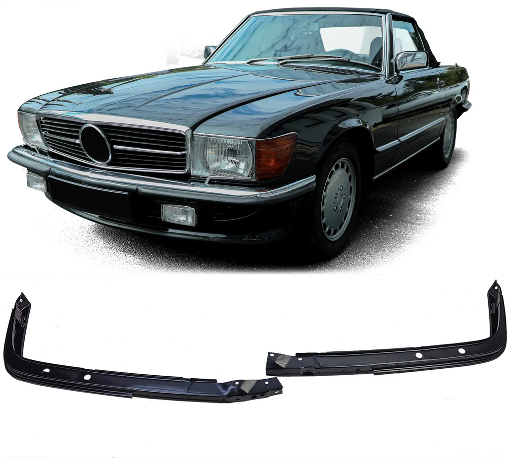 Support pare-chocs avant Mercedes SL A1078801119 Anticorrosion EU Noir