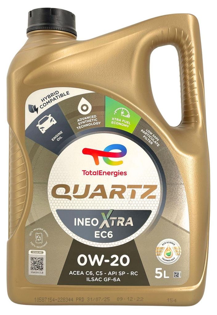Total Quartz Ineo Xtra EC6 0W-20 5 Liter (228344) Produktbild 