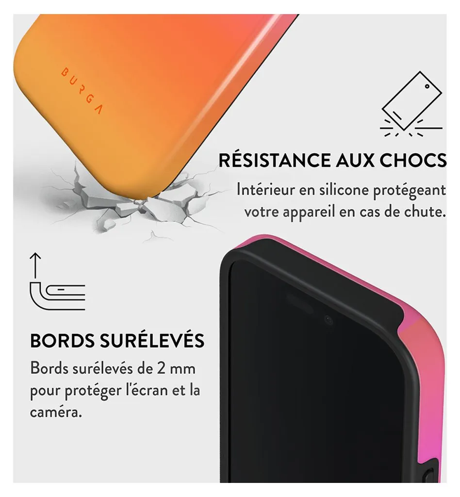 Coque iPhone 16 Pro MagSafe Robuste Design Sunset Club Dégradé - 4