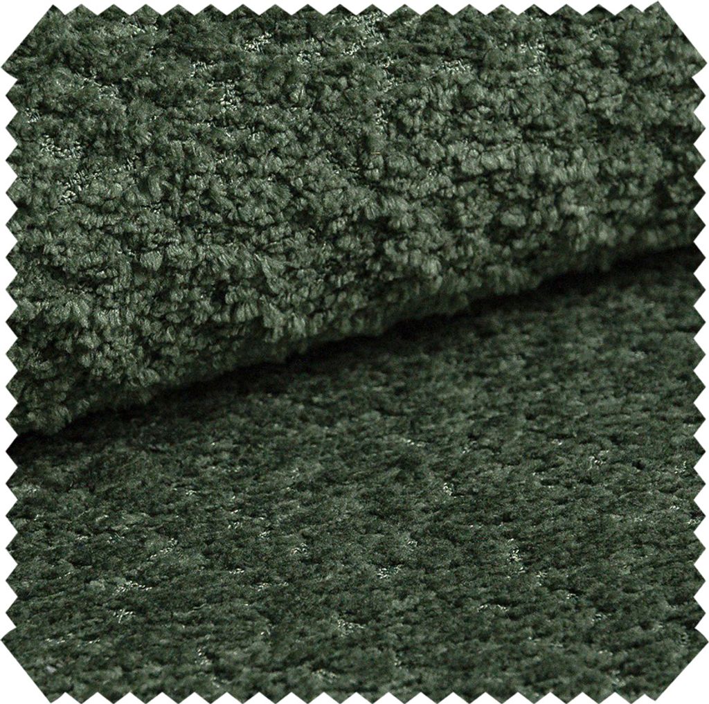 novely CORIO Bouclé Möbelstoff Luxus 3D Bouclé-Struktur Polsterstoff | Meterware | 1lfm - Farbe: 20 Dunkelgrün