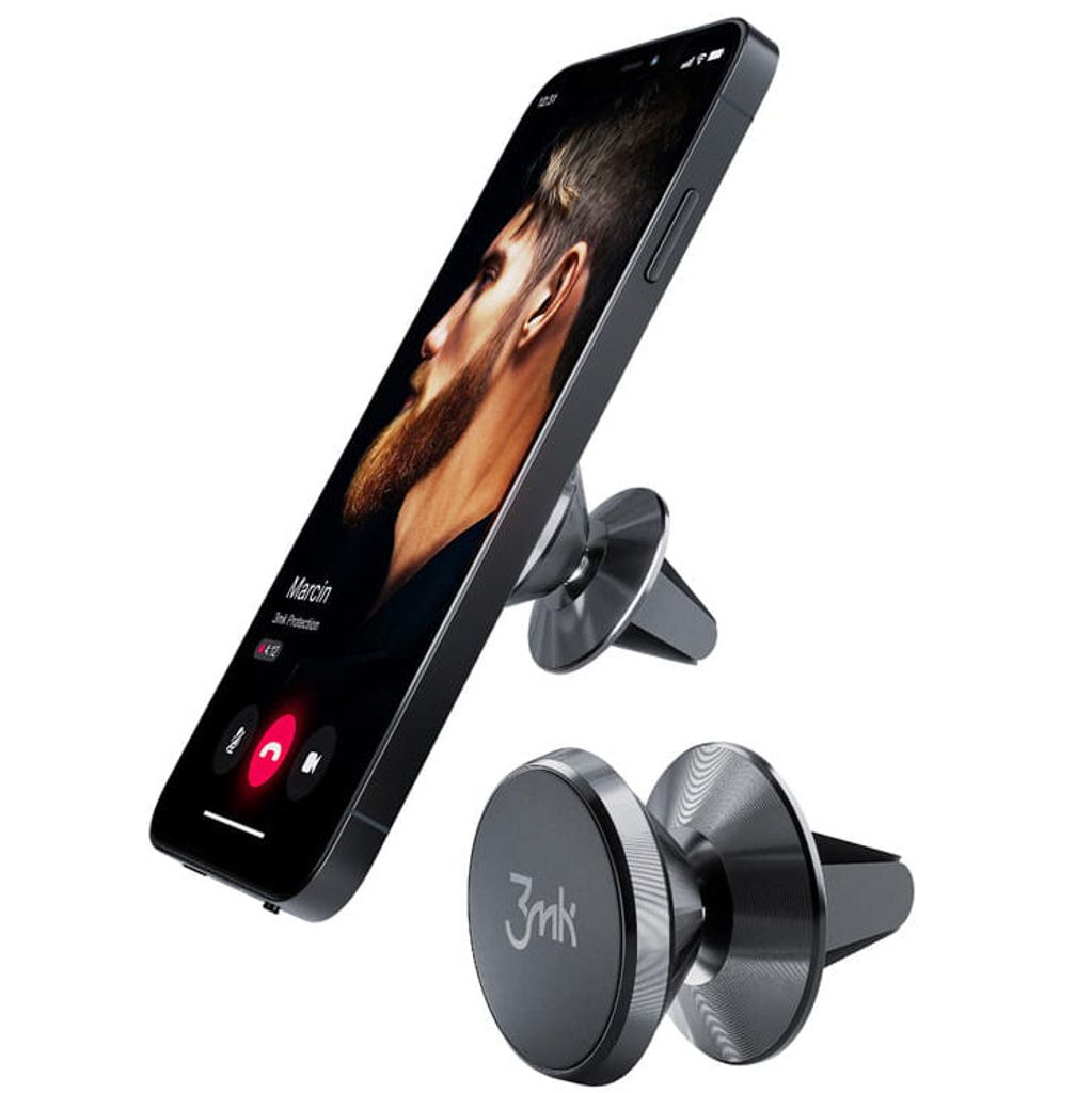 Magnetyczny uchwyt samochodowy na telefon 3mk Zdjęcie produktu 5