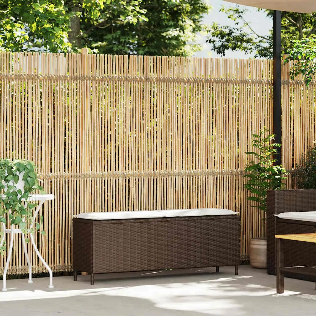 Panchina Design SYFAX Polyrattan Grigio 110x30x40,5cm per Terrazza