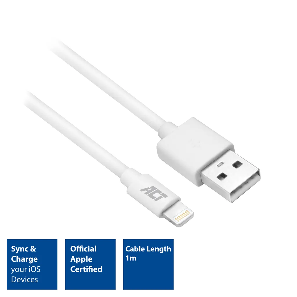 ACEFAST Cavo USB MFI C3-01, USB-C a Lightning, 30W, 1,2 m (bianco