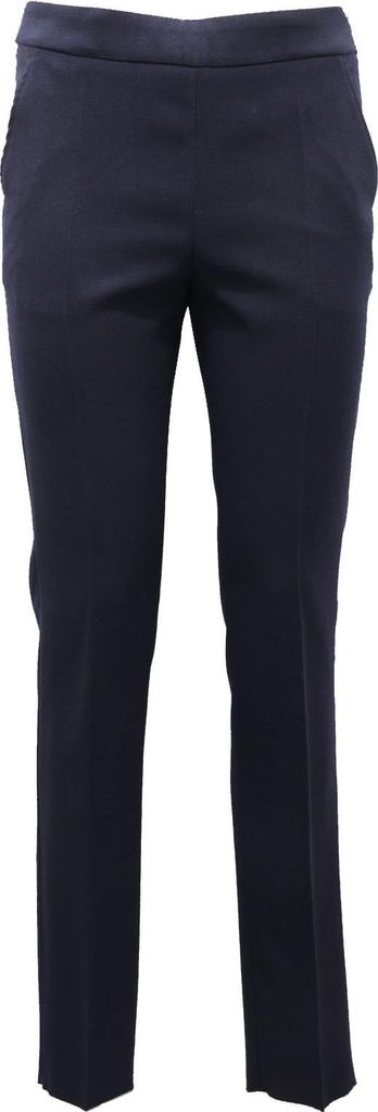 0432AF pantalone donna ARMANI COLLEZIONI blue wool trouser woman
