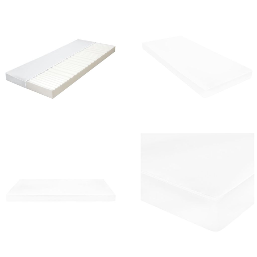 vidaXL Matratze 100 x 200 cm 7 Zonen PolyurethanSchaum 10 cm H2 H3 - Matratze - Matratzen - 7-Zonen-Matratze - 7-Zonen-Matratzen