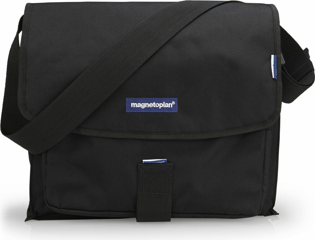 Magnetoplan Moderatorentasche Messenger - Tragegurt - Polyester - Schwarz - 1300 Teile