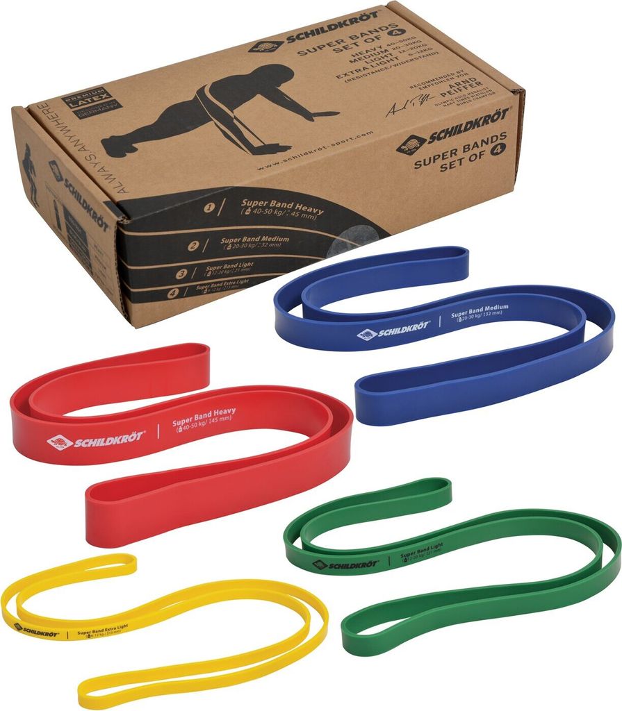 SCHILDKRÖT960229 SCHILDKRÖT Super Band odporový pás, sada 4 Obrázek produktu 