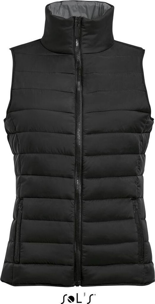 SOLs 01437 | Damen Lightweight Bodywarmer Wave - Farbe: Black - Größe: XL