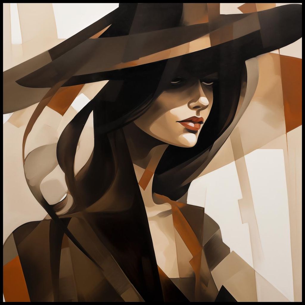 Plakat 100x100cm Geheimnisvolle Verborgeneheit