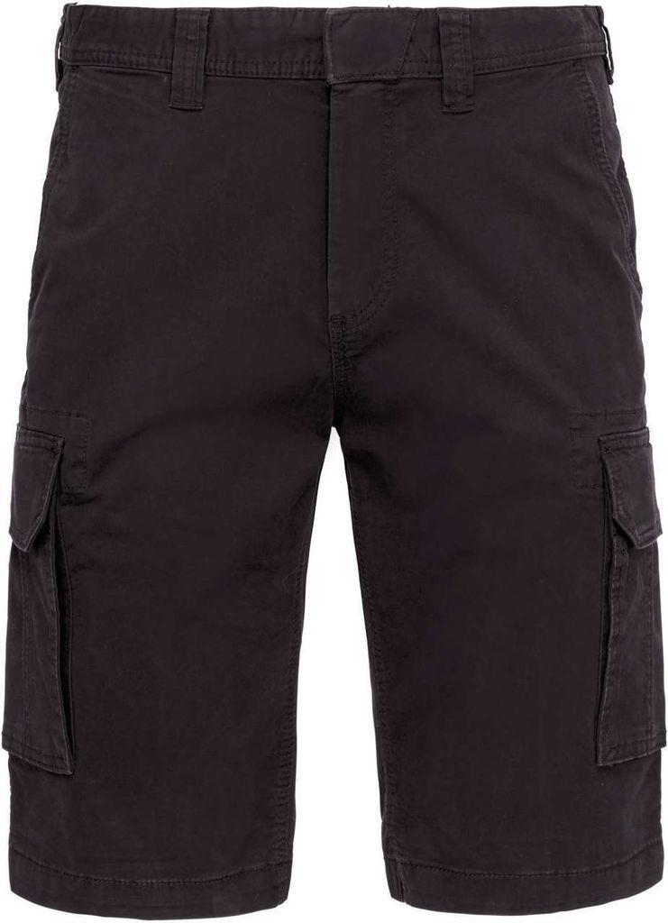 Kariban Herren Cargo Bermuda Shorts Kurze Hose Knielang Freizeit, Größe:46, Farbe:Dark Grau
