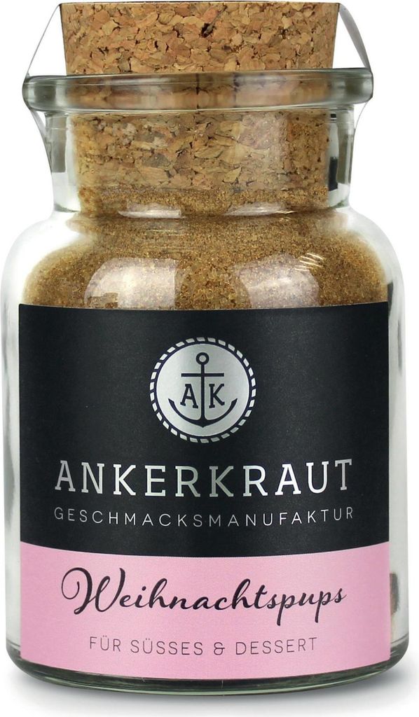 Weihnachtspups, 120g im Korkenglas Produktbild 