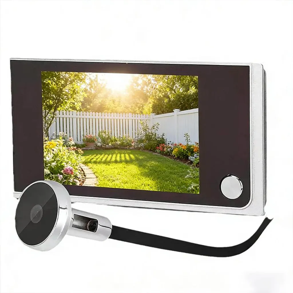 Visiophone de Porte HD avec Caméra Judas et Écran Couleur Intégré