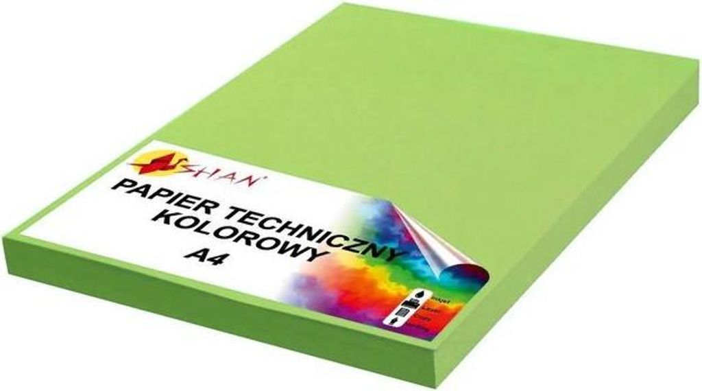 Technisches Papier A4 280g grasgrün v2 50 Blatt
