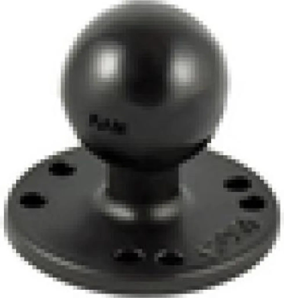 Base ronde RAM Mount RAM-202U avec boule C de 1,5 pouce en aluminium