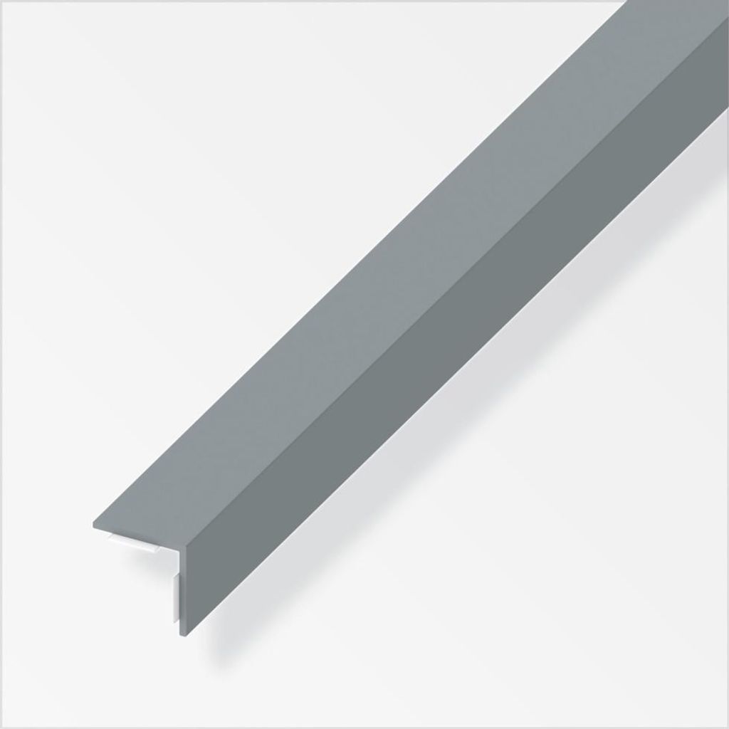 alfer Winkel PVC 1 m x 30 × 30 mm selbstklebend verkehrsgrau