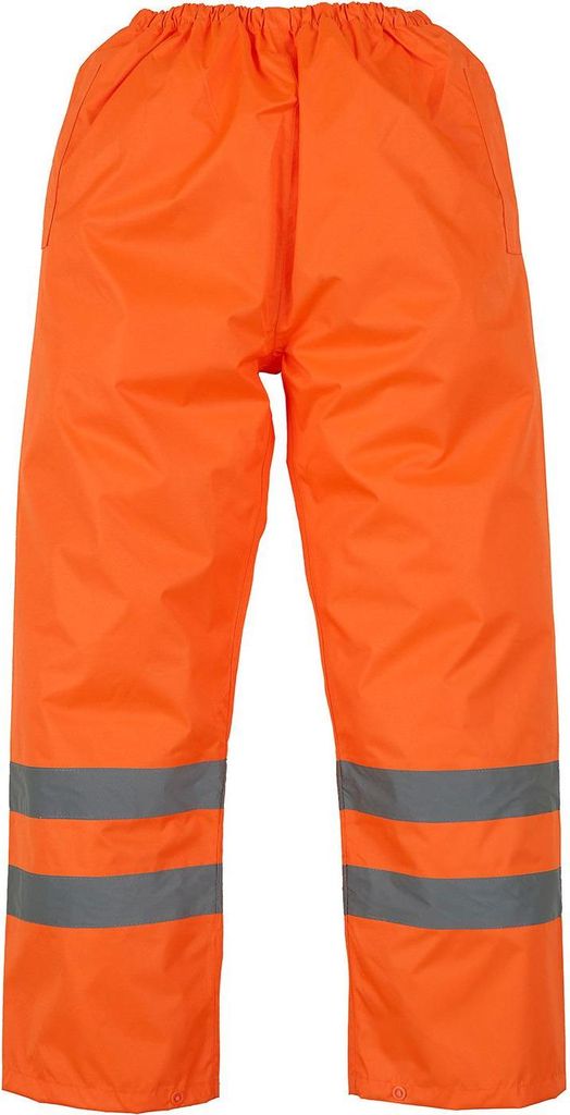 YOKO HVS451 | Hi-Vis Soft Flex Breathable Rain Trousers S bis 3XL - Farbe: Orange - Größe: L