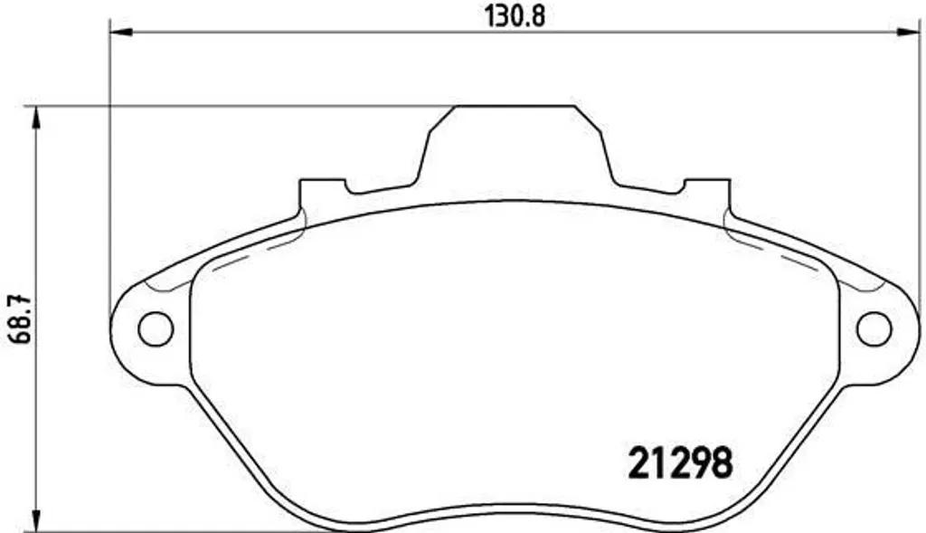 Plaquettes Brembo P 61 039 : Finissez les bruits de freinage sur 605 6B