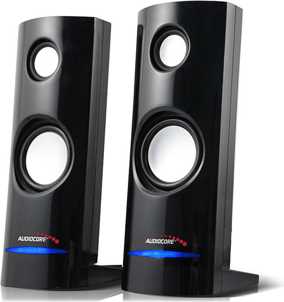 Casse Per PC USB Con Luci RGB - Altoparlanti Stereo 10W (5W X 2) - Plug And Play, Cavo 45 Pollici - Per Desktop, Laptop, Mac - Controllo Volume