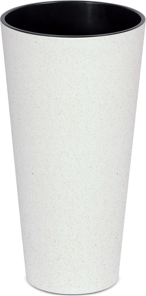 Prosperplast Blumentopf TUBUS SLIM Weiß 25 cm Produktbild 