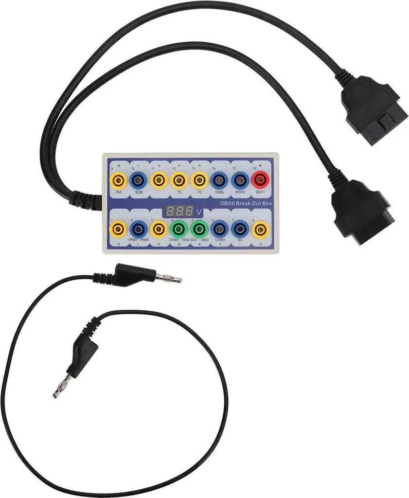 Breakout Box OBDII Professionnel pour Transmission de Signaux en Ligne