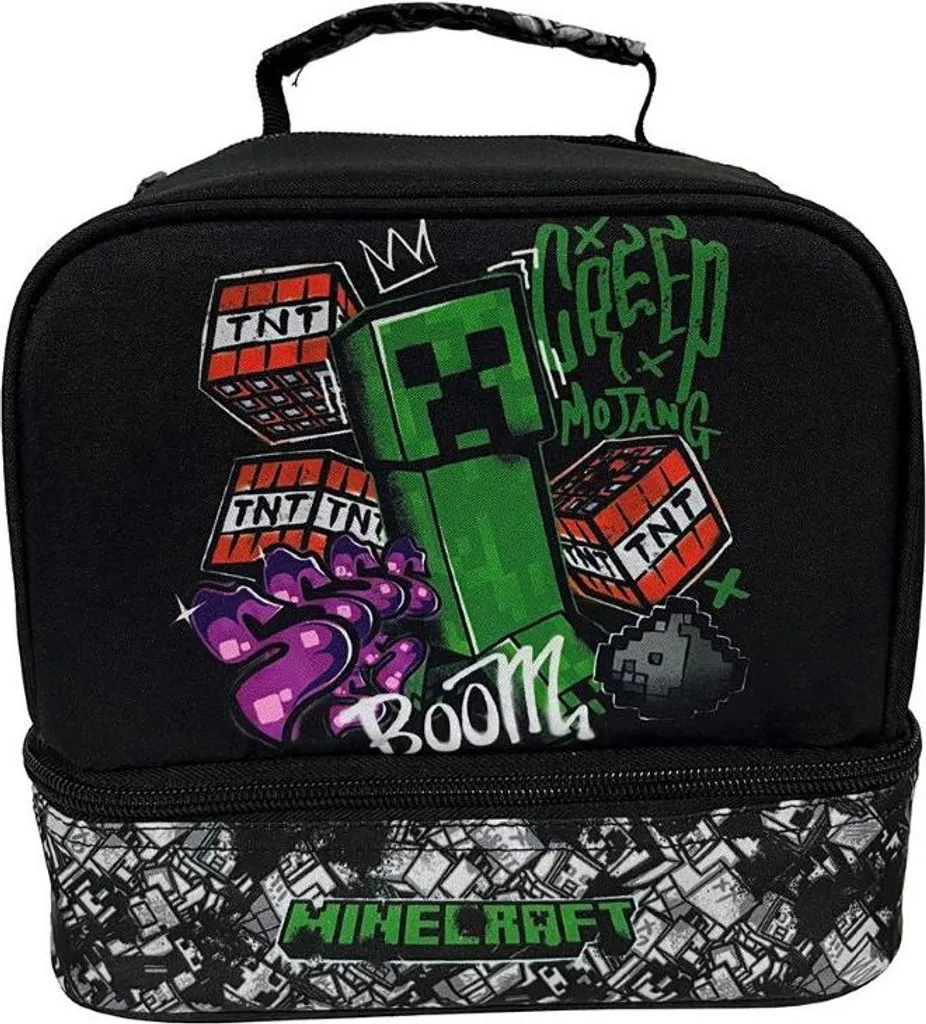 Offerta Minecraft Borsa Alimenti Metro Arte - Portamerenda Termico Originale