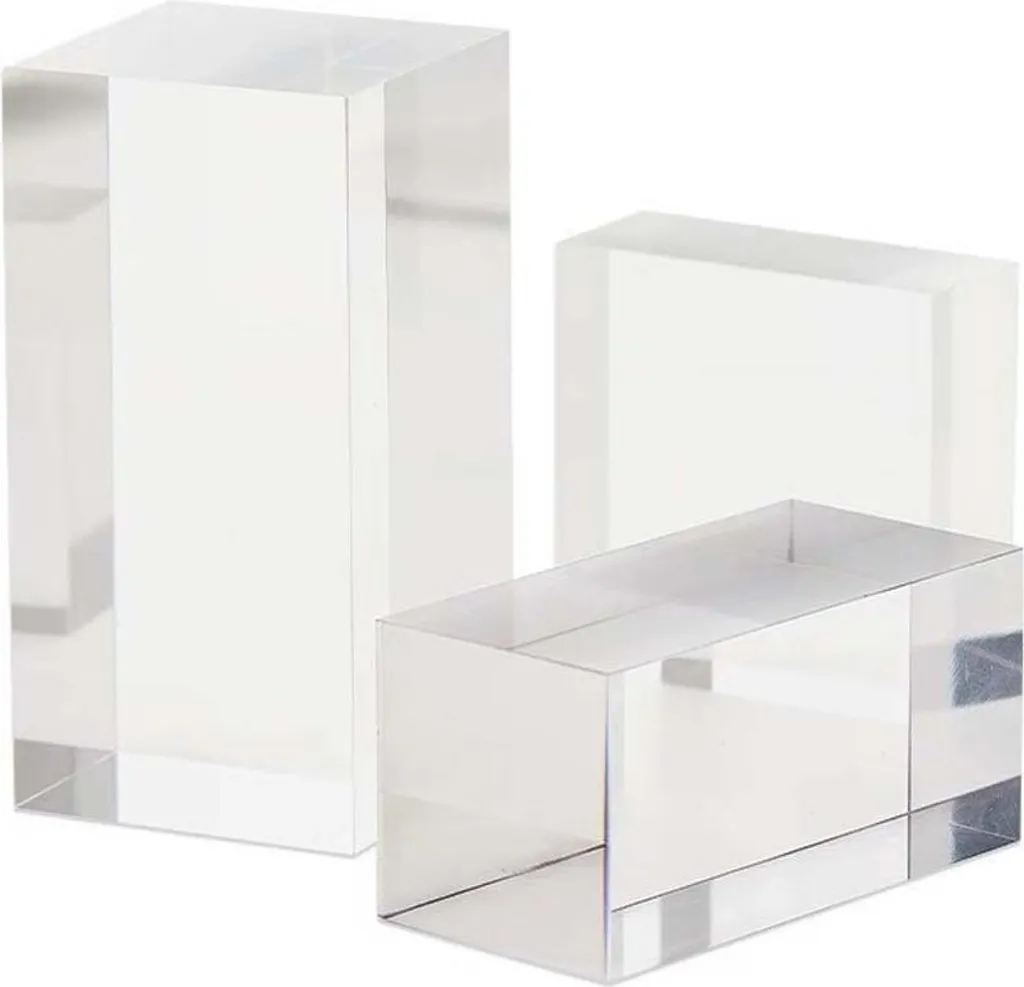 Espositori Professionali in Acrilico INF - Set 6 Alzatine per Vetrine