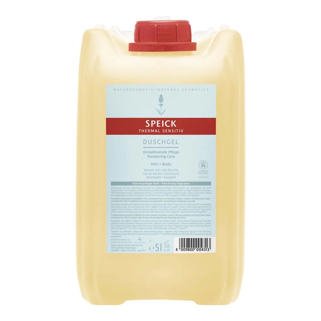 Gel douche Thermal Sensitiv bidon 5L - Nettoyant corps doux format éco