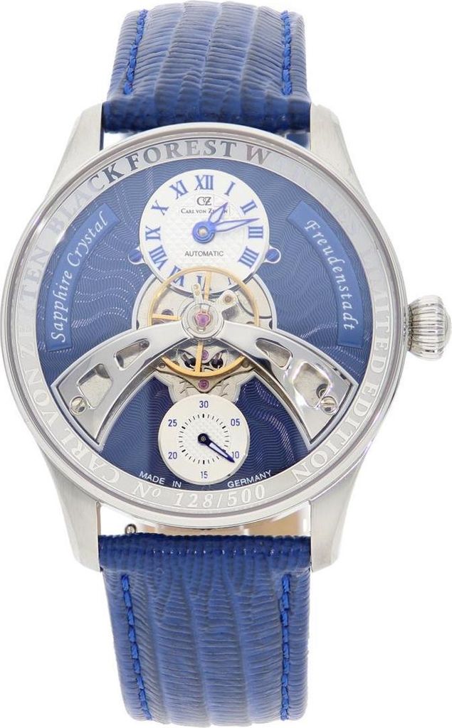 Carl von Zeyten CVZ0043BLS Freudenstadt Automatik Herrenuhr 42mm 5ATM