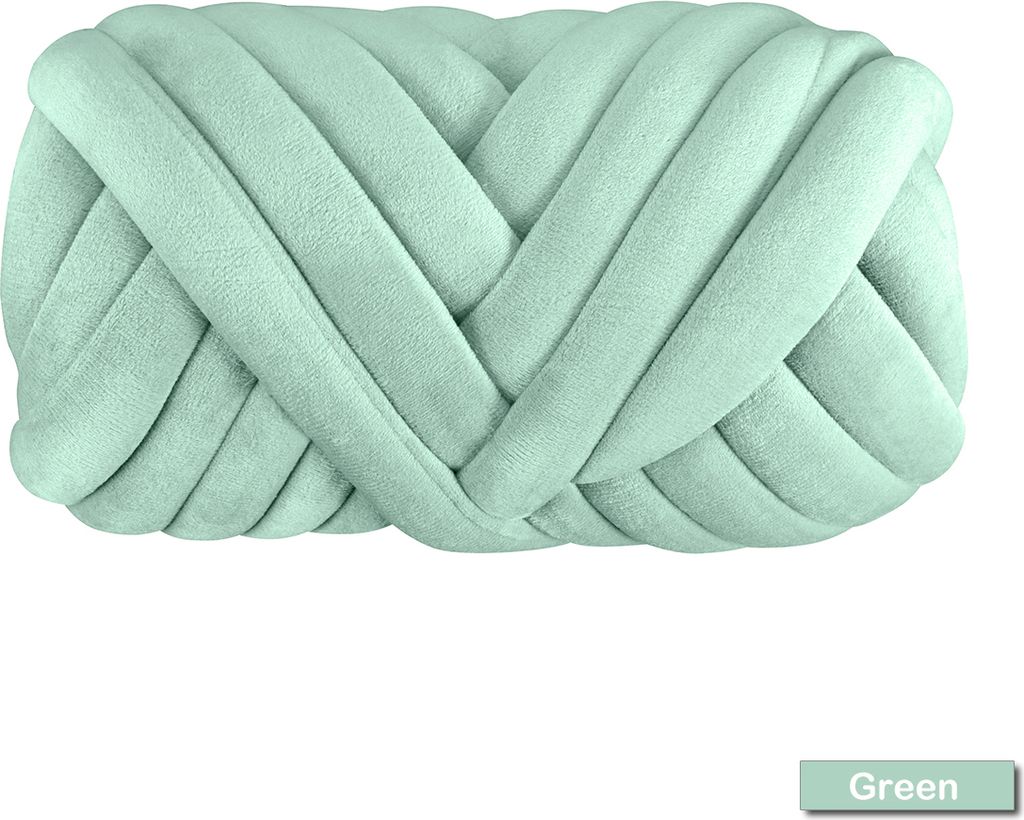 500g DIY Samt Weiche Strickgarn Handstrickgarn Roving Produktbild 