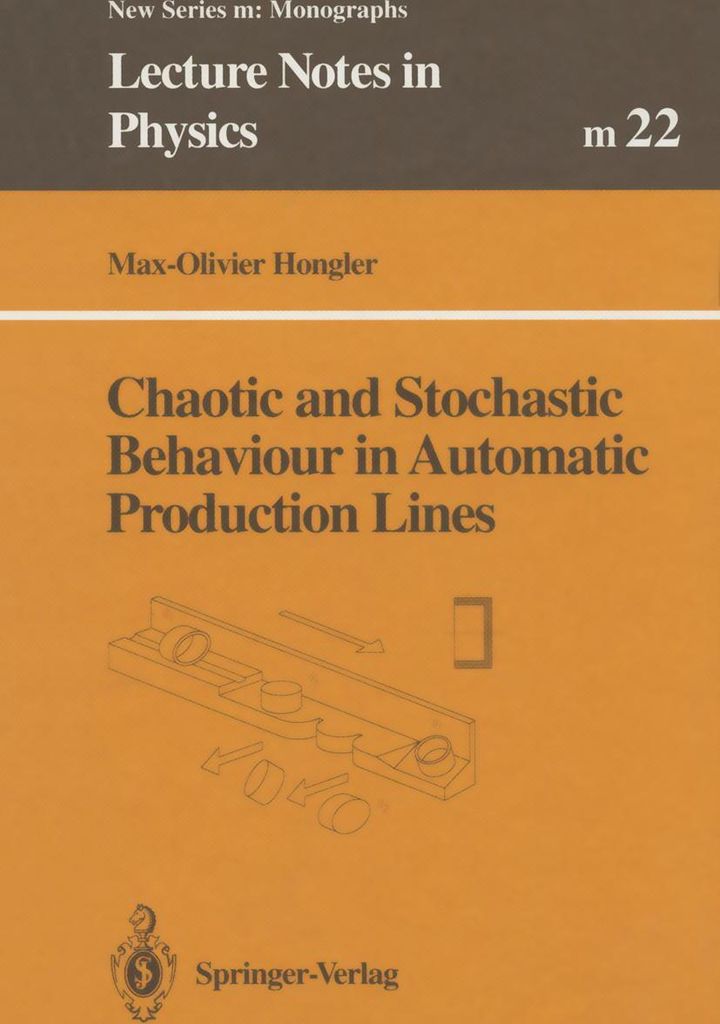 Chaotic and Stochastic Behaviour in Automatic Production Lines