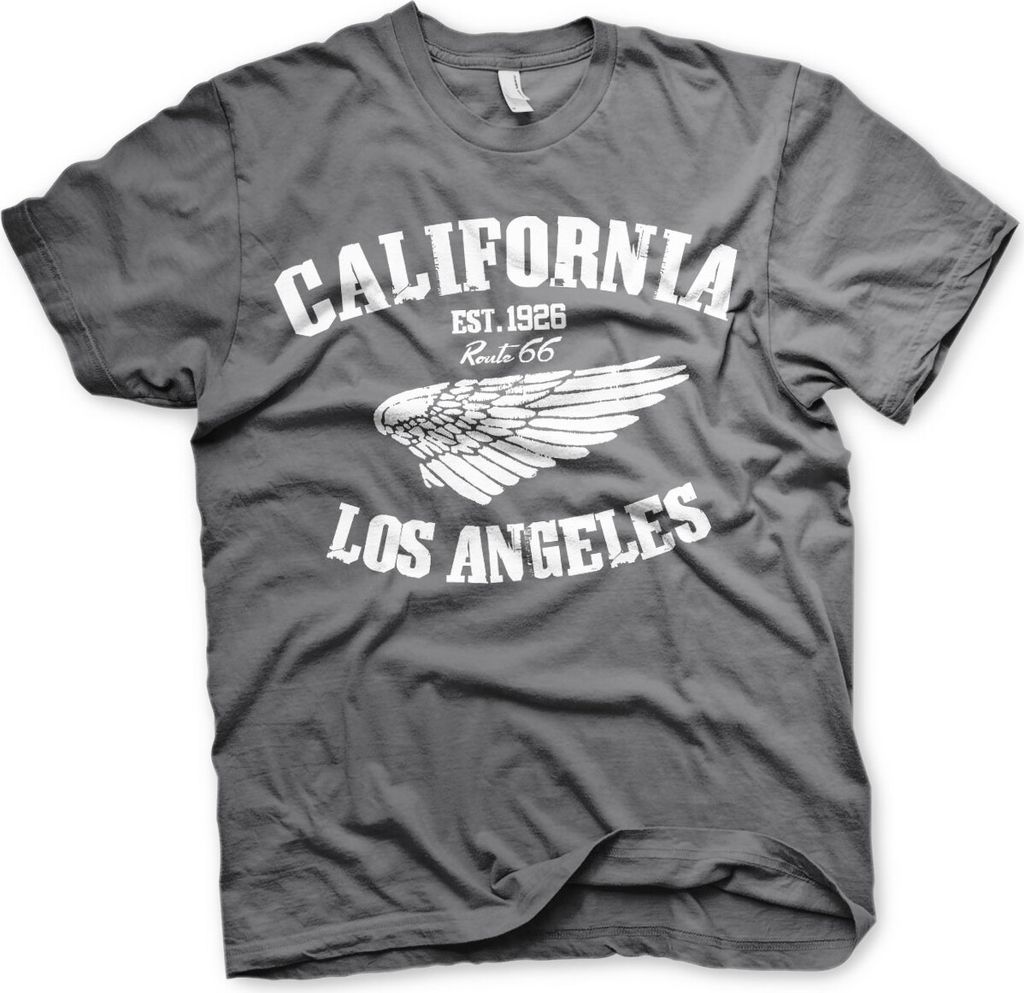 Route 66 California T-Shirt - Small - DarkGrey