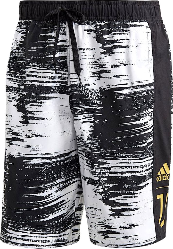 adidas Juventus Turin CLX Badeshorts Gr.XS schwarz-weiß (GE2719)