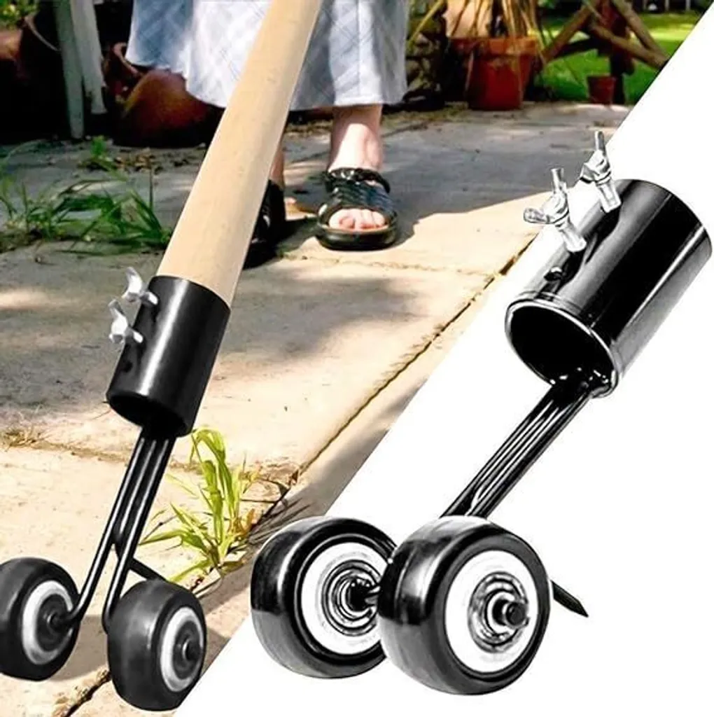 Rastrello Diserbante Manuale In Acciaio Al Carbonio – Diserbatore Multiuso Per Orto E Giardino, Antiruggine, Impugnatura Ergonomica, Punta Affilata