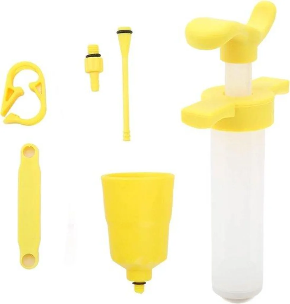 Kit purge freins hydrauliques durable en polymère résistant aux huiles
