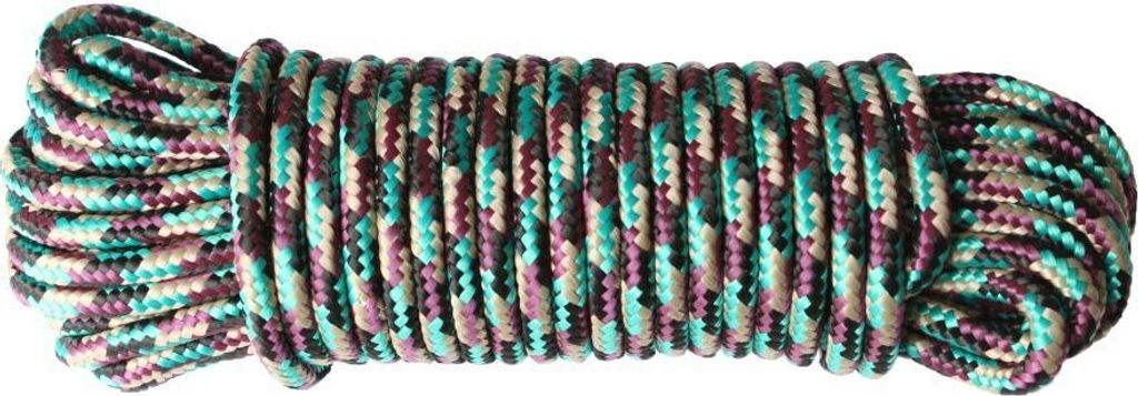 grünes Polypropylen Seil Ø 7 mm x 15 m