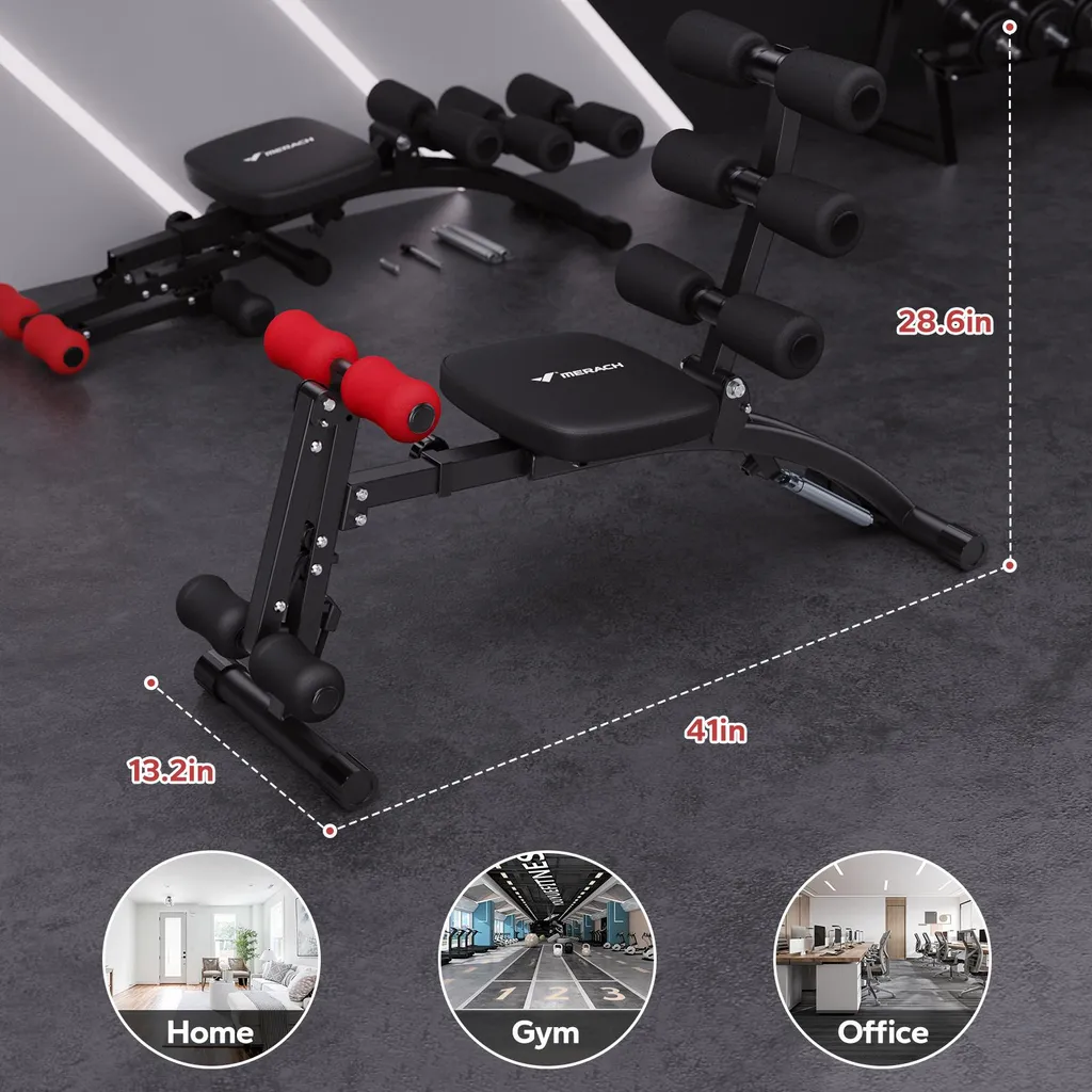 Banc Musculation Réglable MERACH avec Dossier Inclinable et Ergonomique - 7