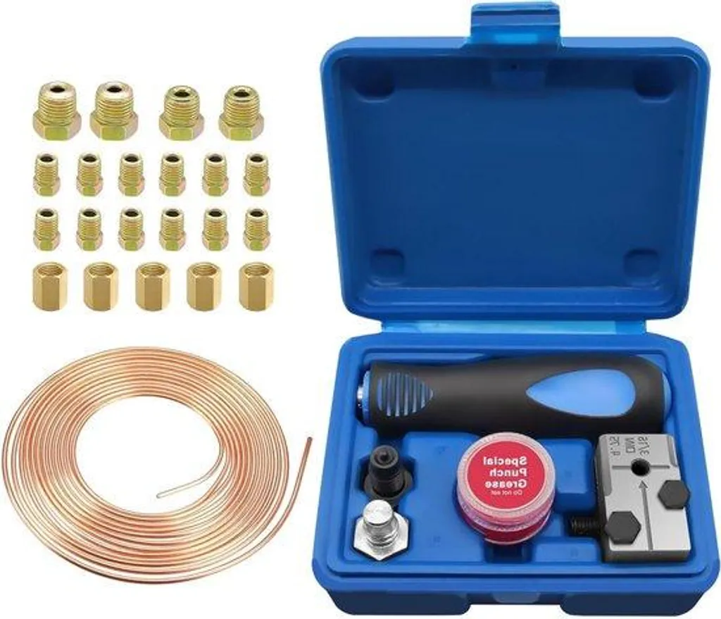 Kit freinage universel 4,75mm anticorrosion de 7,62m et raccords complets