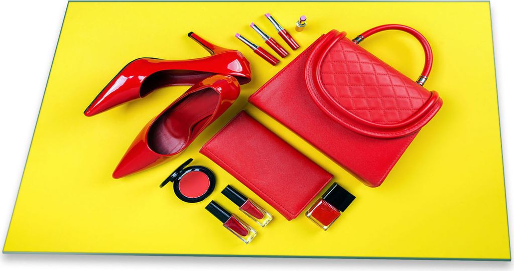 Herdabdeckplatte Glaskeramik 1 Teilig 80x52 Abstrakt Rot Abdeckung Glas Spritzschutz