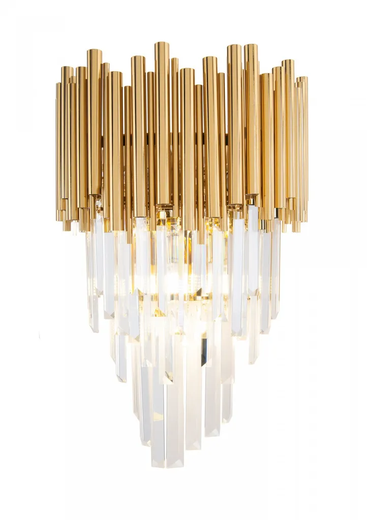 Applique dorée 4 lumières G9 VOGUE Maxlight en métal 54 cm de haut