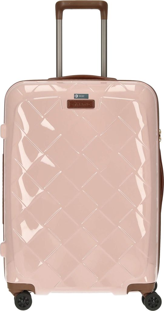 Stratic Leather and More - 4-Rollen-Trolley 66 cm M (rose) Produktbild 