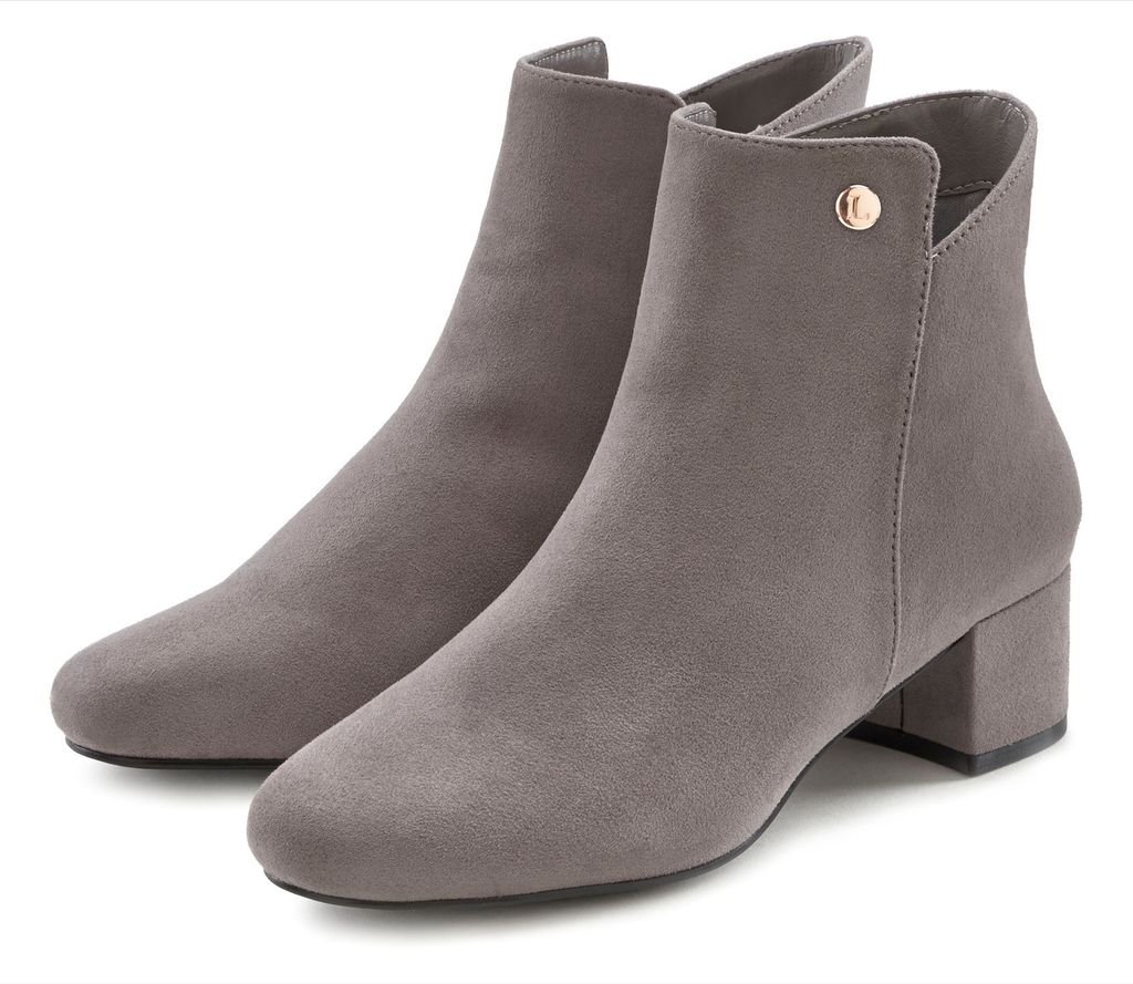 LASCANA Stiefelette hellgrau Größe 37